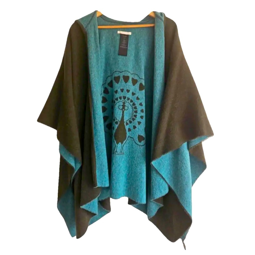 Maje Peacock Cape
